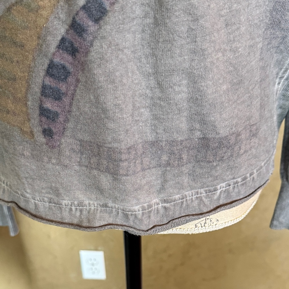 Cotelac Gray Patterned Crew Neck Sweater - image 3